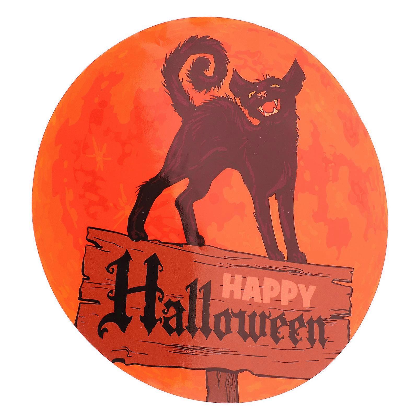 Multi Colored Glow In The Dark Sticker For Halloween Room Decoration 30CM X 30CM 1Pcs