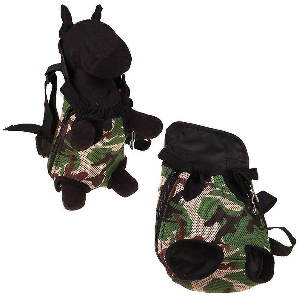 Dog Travel Backpack For Camping Made Of Durable Material With Sponge Padding And Adjustable Straps 1 Piece
