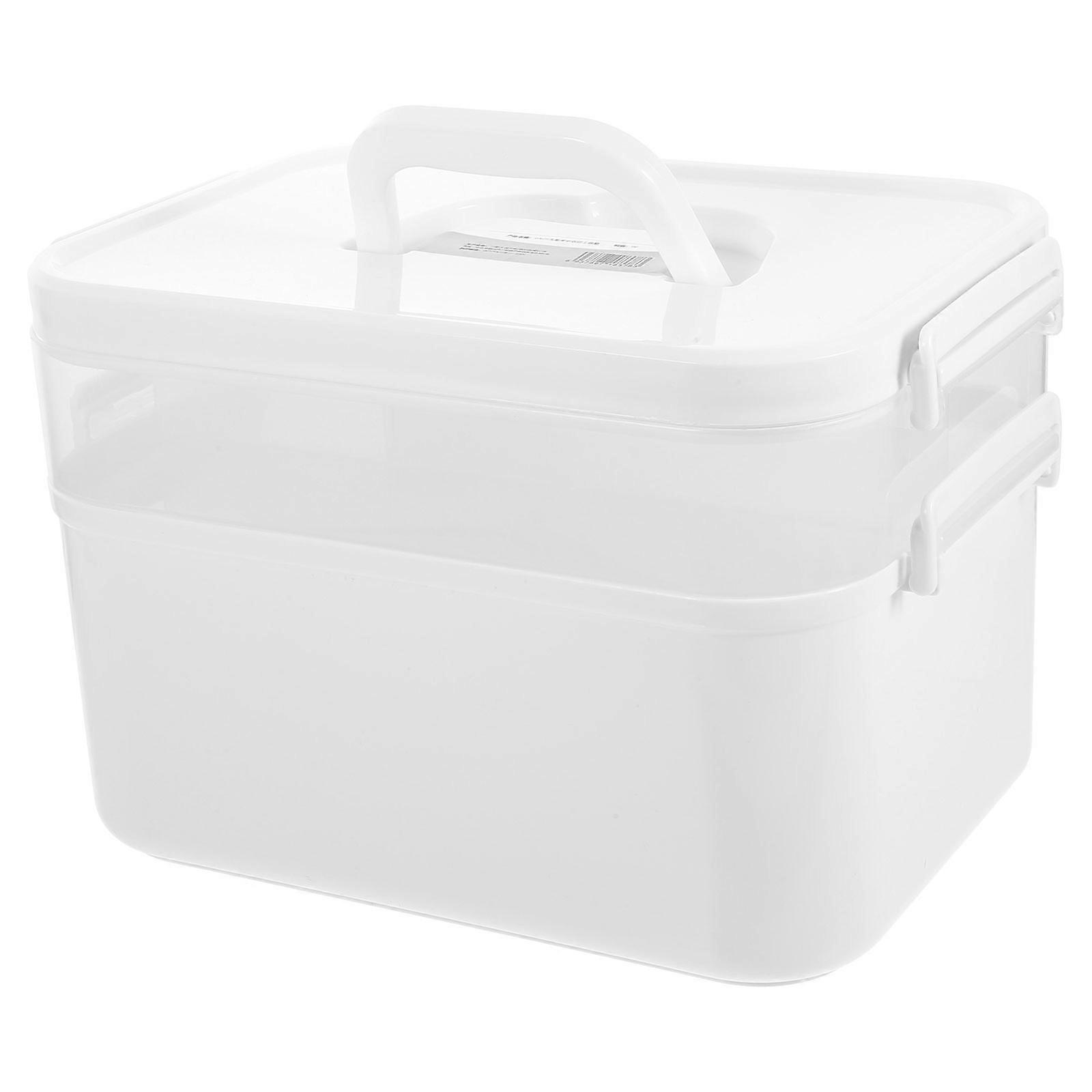 1pc Large Capacity Manicure Artist Tool Box for Nail Polish Storage