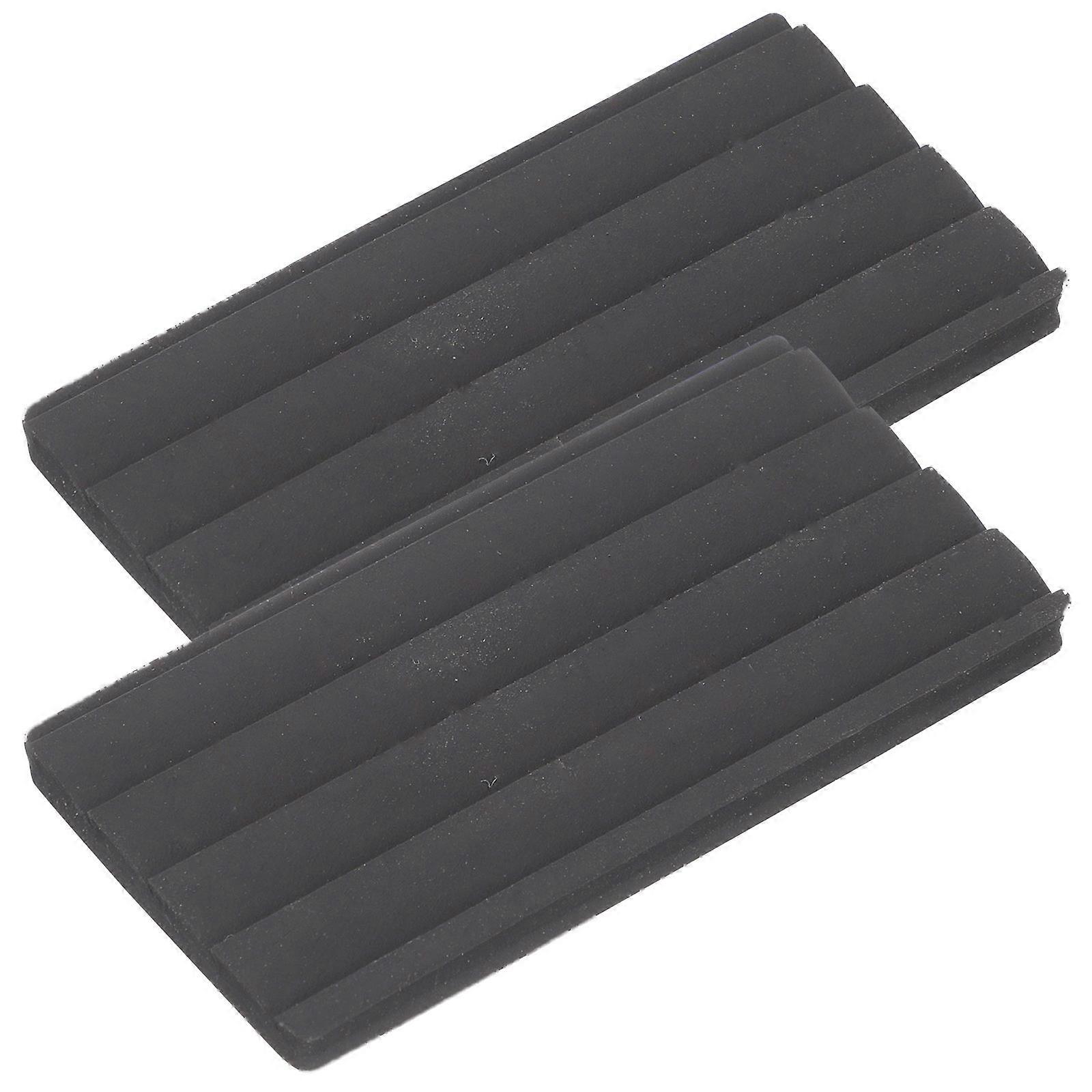 Slip Resistant Drum Foot Pads Durable Bass Drum Hoop Guards with Rubber Mats for Stability and Sound Improvement