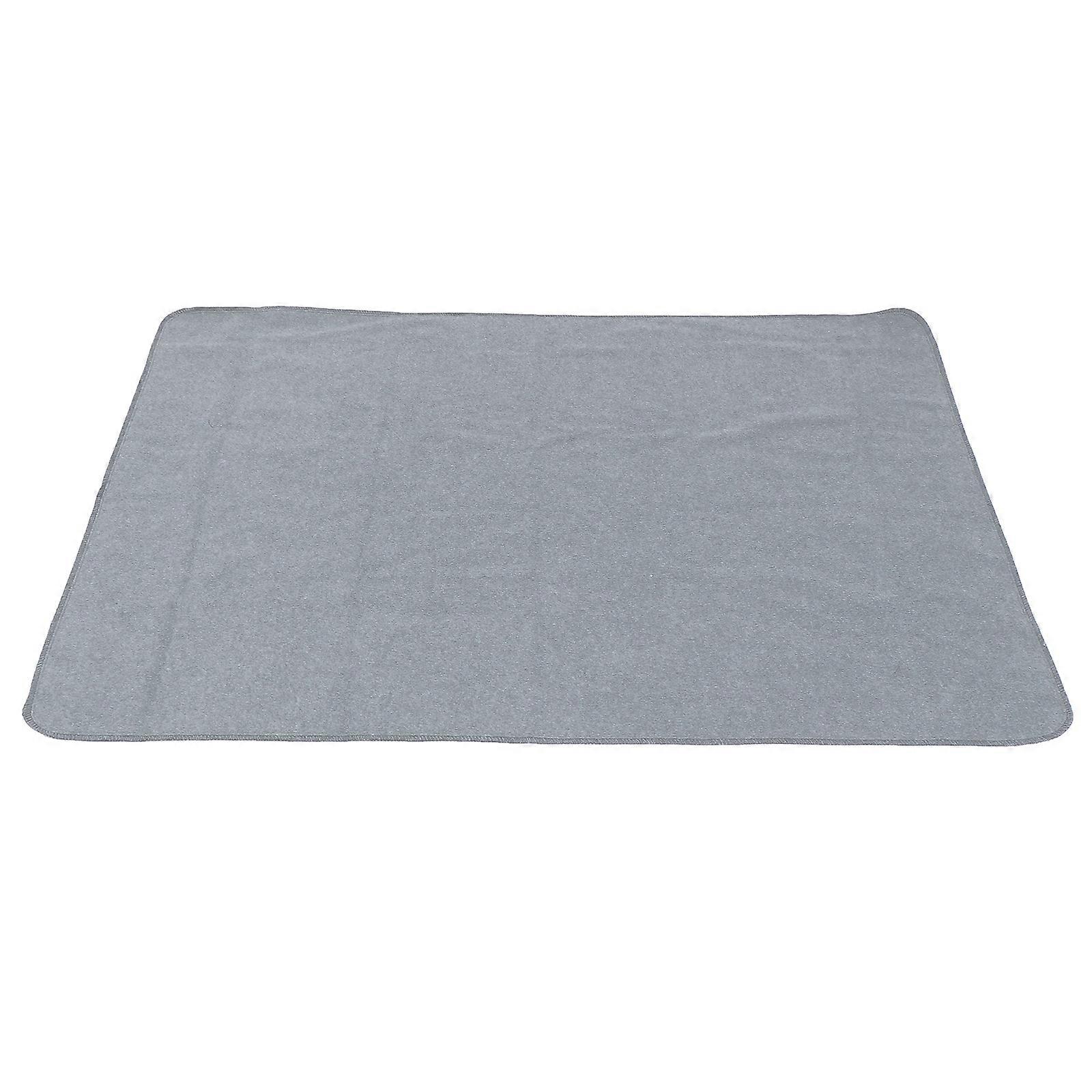 Waterproof Pet Blanket for Home Use Synthetic Material Grey Color Fits Beds Sofas Benches 1Pc