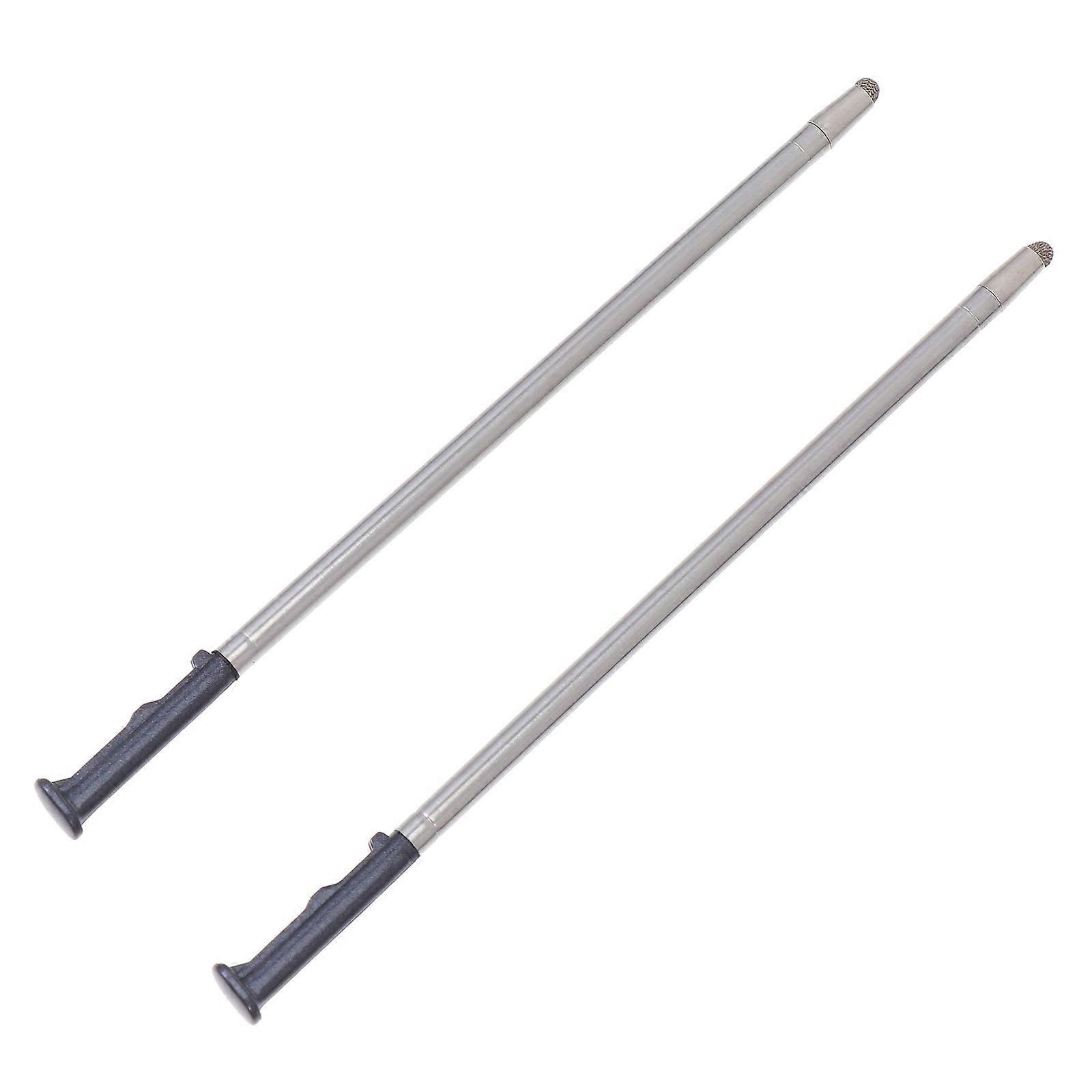 Capacitive Stylus Pen for Tablet with Fine Workmanship and Durability Black plastic iron 2pcs