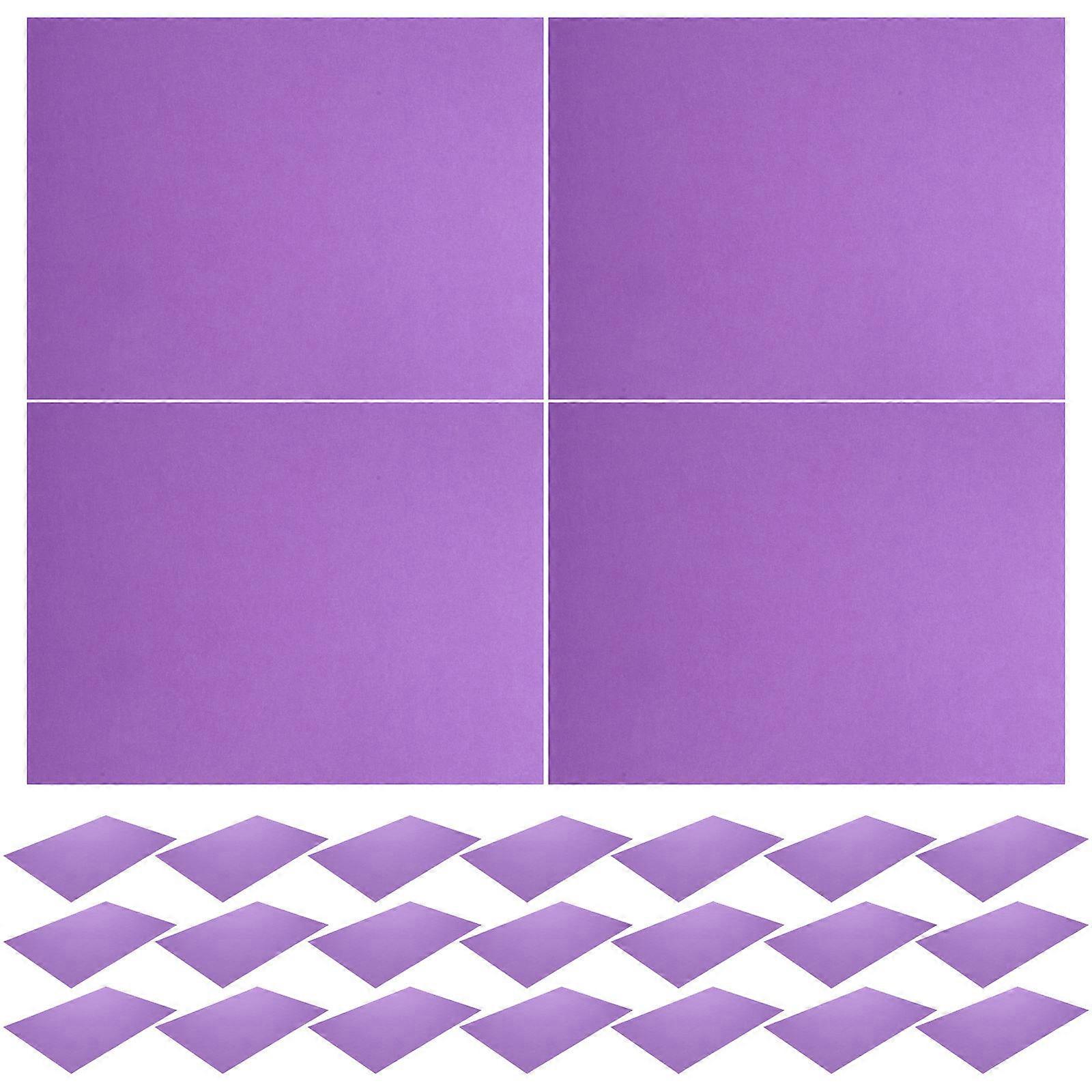Durable Colored Cardstock Paper for Crafts 50 Sheets in Purple Suitable for Home Projects and Special Occasions