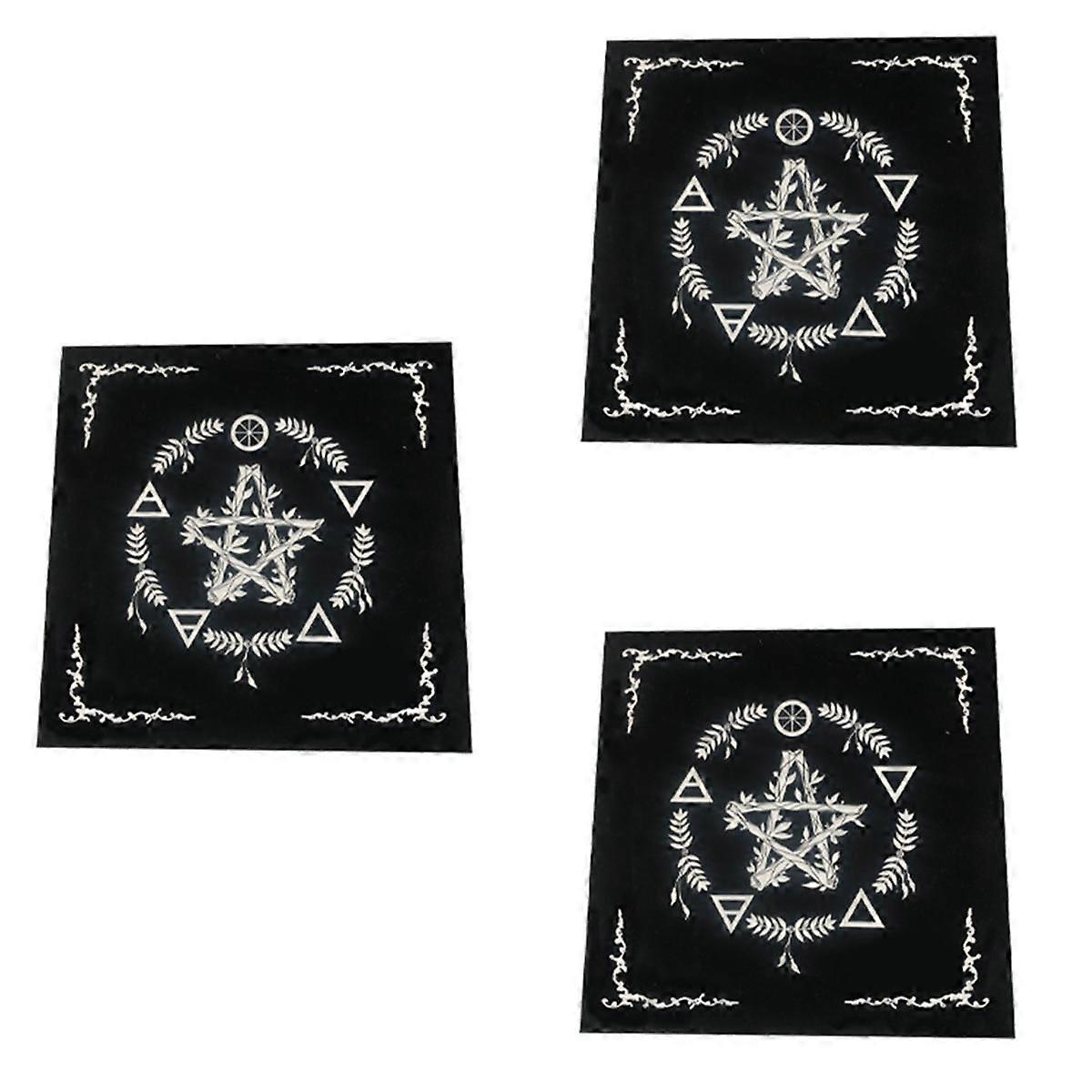 Type A Tarot Tablecloth Velvet Mat Five-Pointed Star Tablecloth Beautiful Pattern Tablecloth