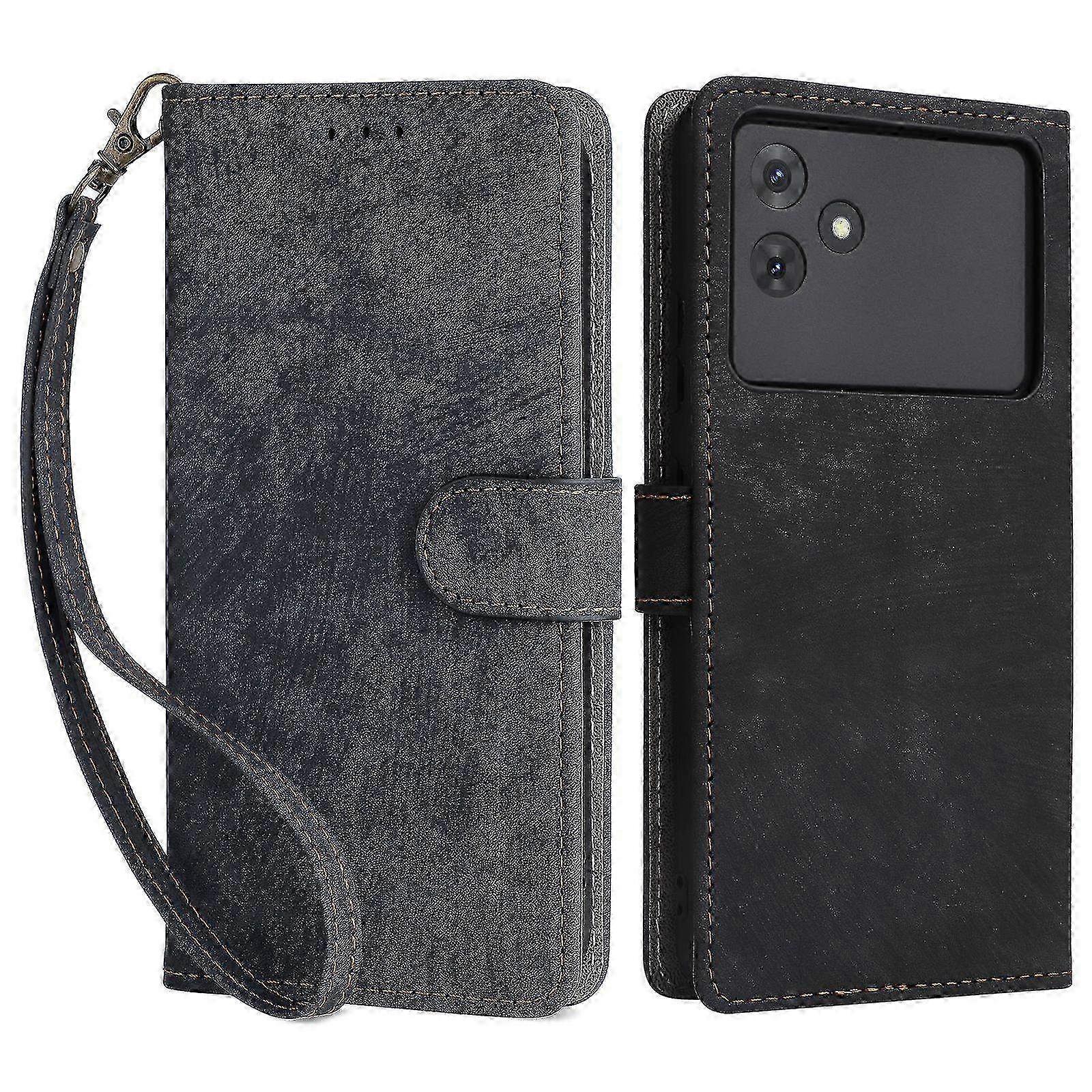 Leather Case Stand with RFID Blocking Wallet for Cubot Note 21 Phone Cover Protective Holder with Card Slot and Kickstand