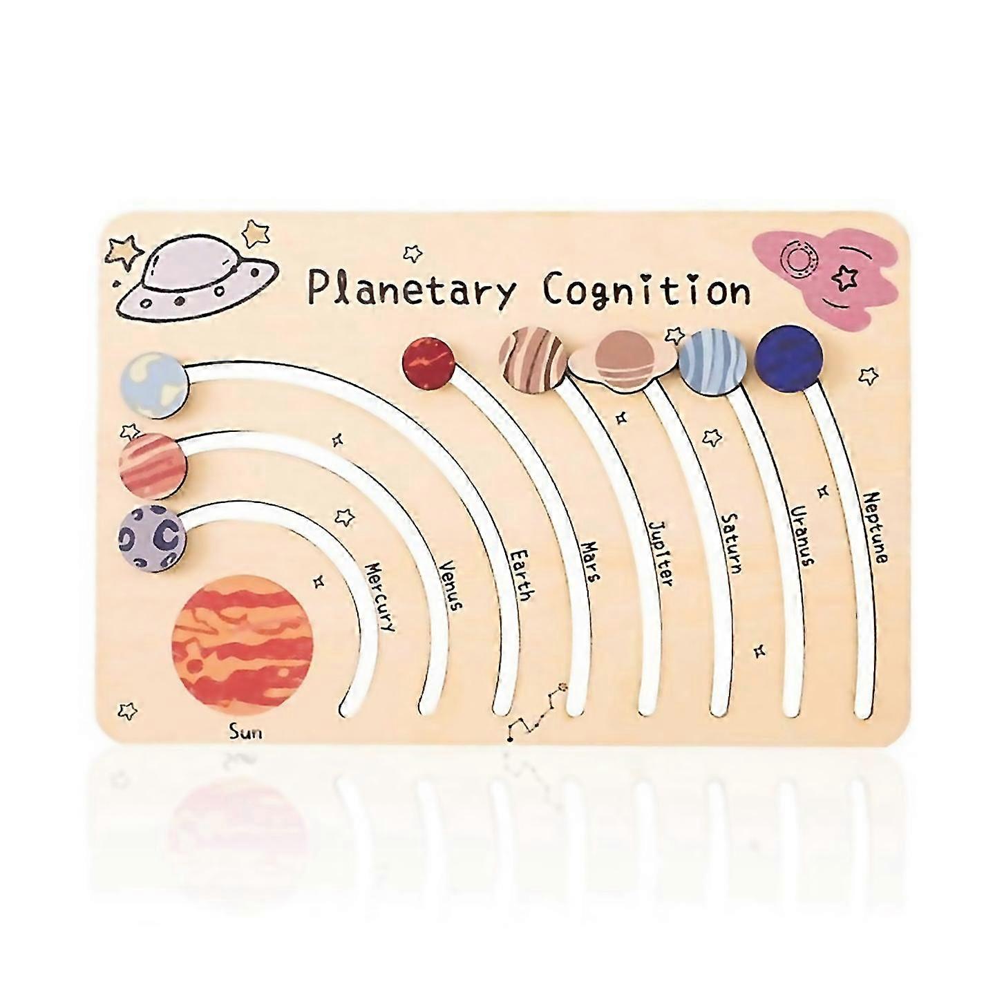 For wooden galaxy cognition playboard learning interactive game
