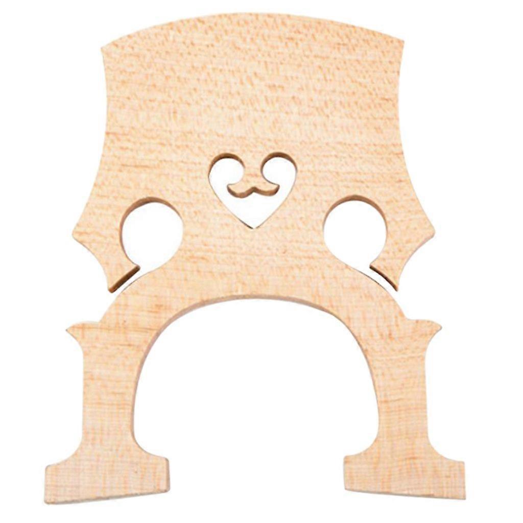 Kontrabass Steg 4/4 Akustikbass Brücke Ahorn Holz, Kompatibel Mit Aufrechtem Bass, Premium Qualität, Versatile Design