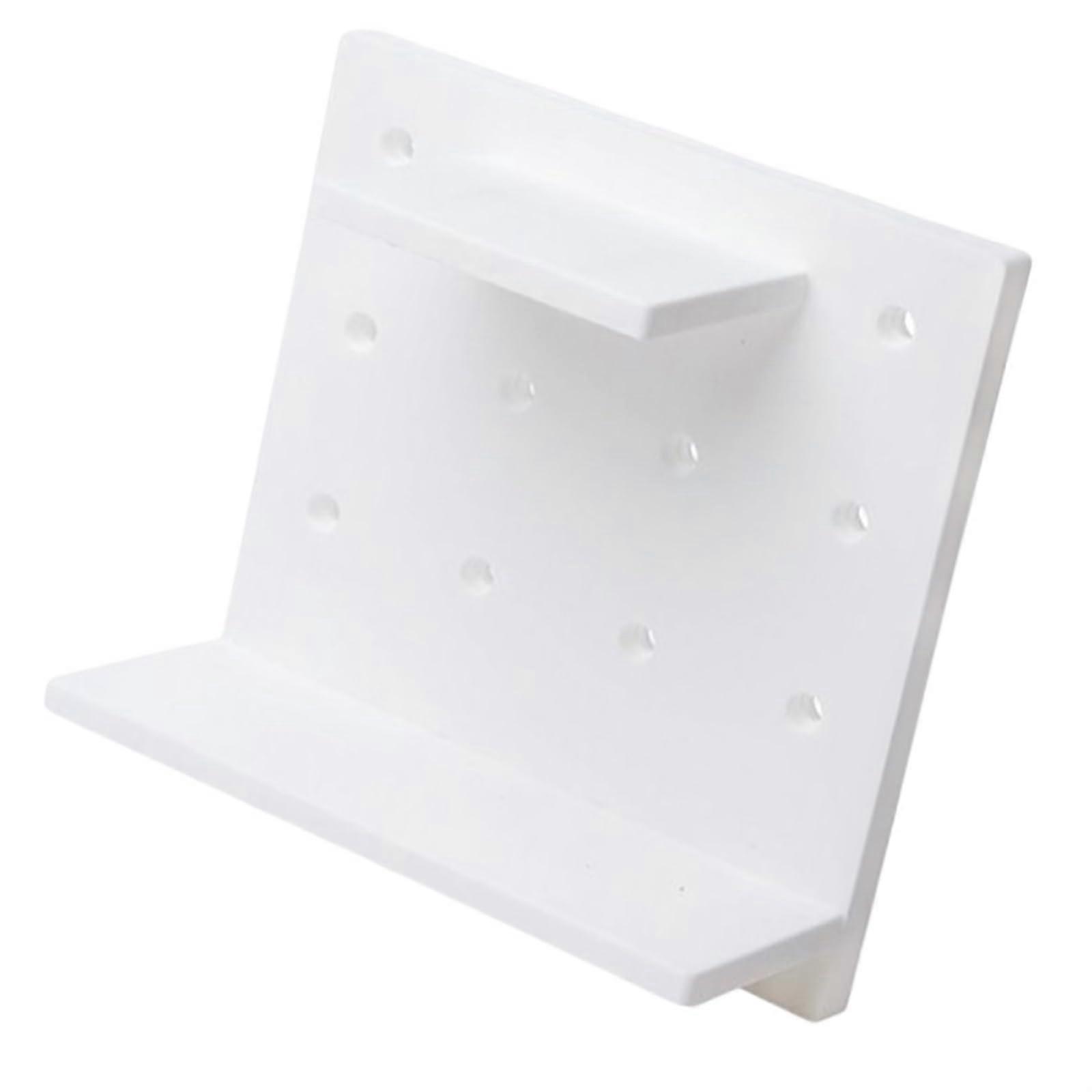 Tool Wall Perforated Board, Lightweight Decorative Storage Shelf, Pegboard, Wall Shelf, Tool Hole Wall 22cm*22cm White