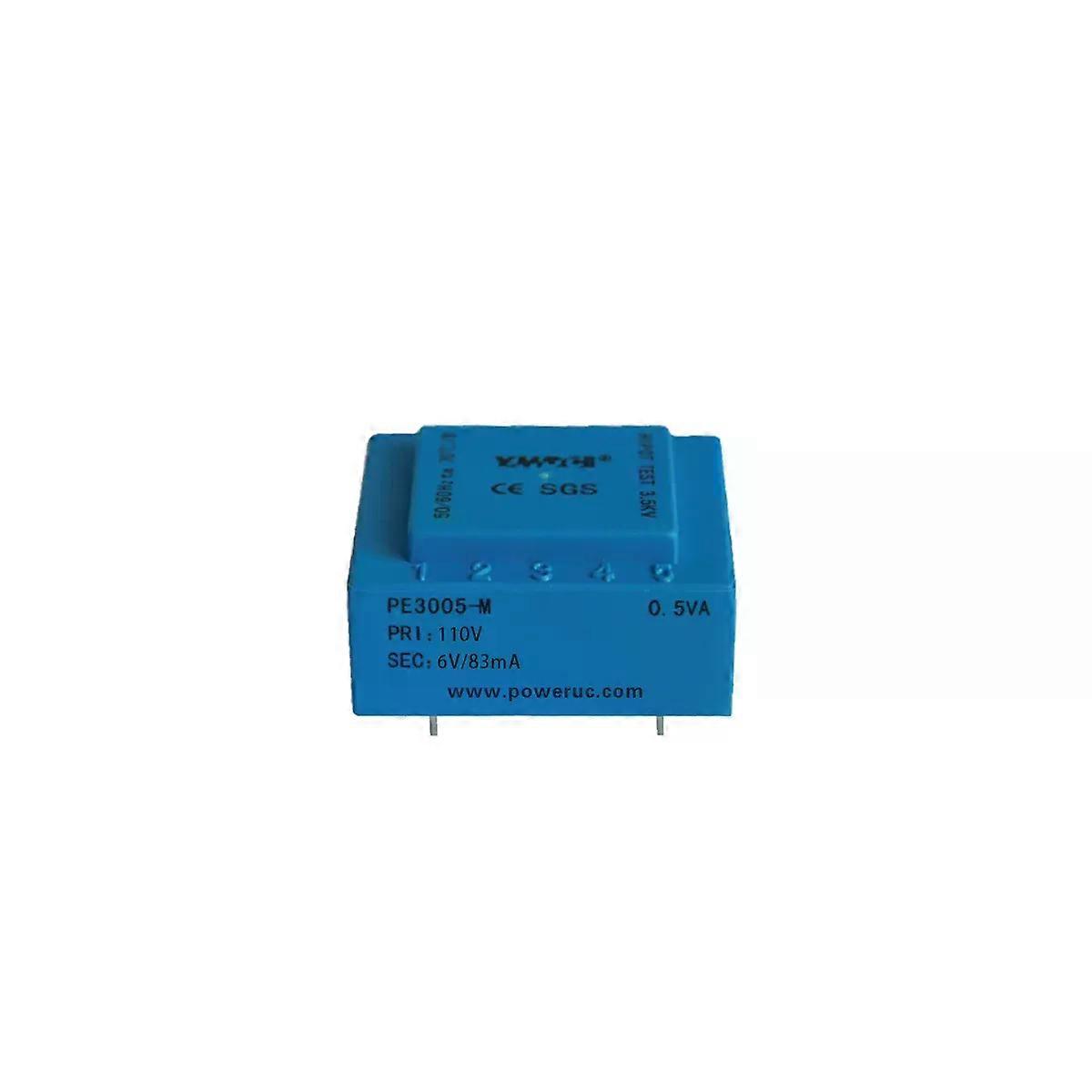 YHDC PE3005-M Power 05VA 220V / 6V/75V/9V/12V/15V/18V/24V Encapsulated Transformer For PCB Mounted Isolation