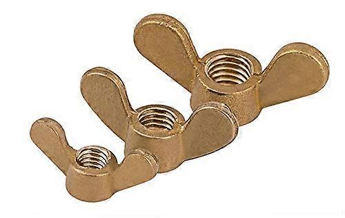 Brass Wing Nuts M3 M4 M5 M6 M8 M10 M12 M16 M20 Set Hand Knurled Butterfly Nuts Hardware