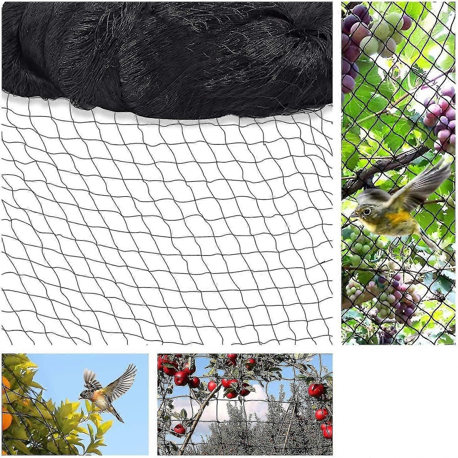 15m X 15m Bird Protection Net with 5 X 5cm Large Holes for Garden Use