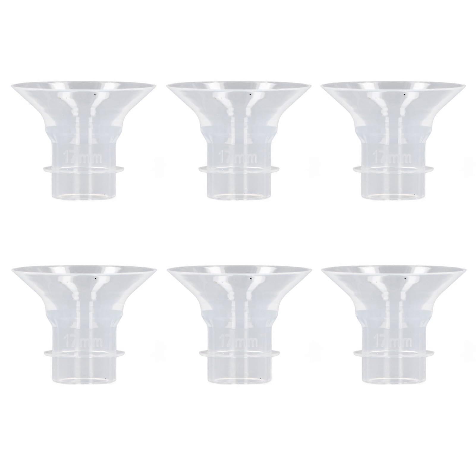 Hands Bust Pump with Silicone Flange Inserts, Portable for Home Use, Sizes 13MM, 15MM, 17MM, Compatible with All Models