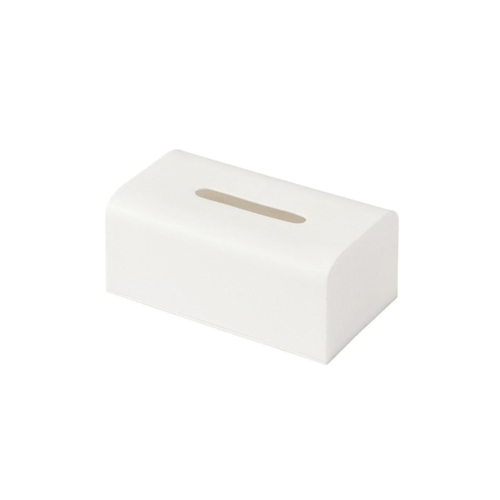 Plastvevsboks for hjemmekontor - Desktop vevsholder og oppbevaringsløsning for papirhåndkle