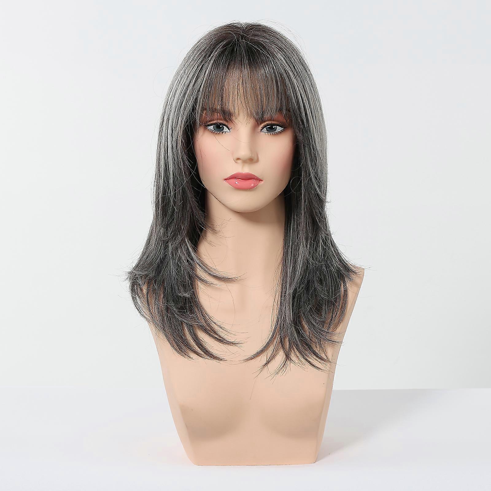 Haircube Natural Look Layered Glueless Synthetic Wig – For Everyday Wear and Effortless Style