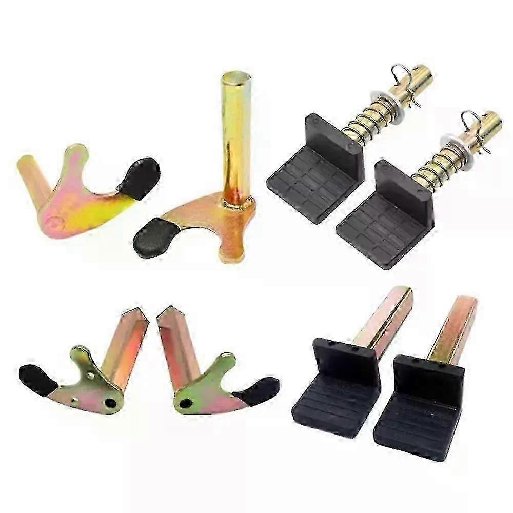 2 Pcs Heavy Duty Motorcycle Rear Stand Attachment U/L Shaped Multip...