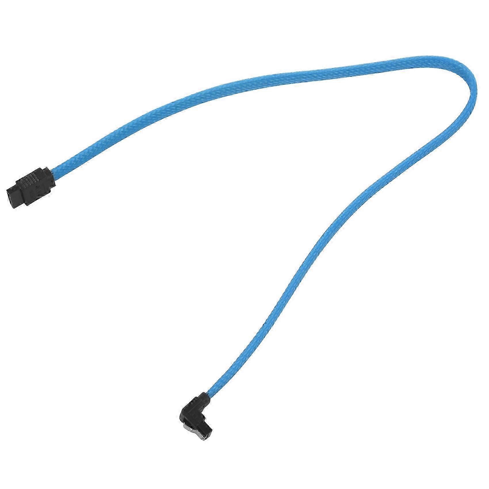 50CM 3.0 III SATA3 7pin Data Cable 6Gb/s SSD Cables(Blue)