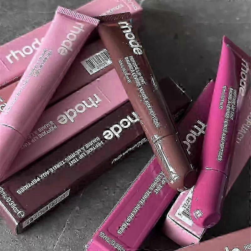 Rohde 4-Colour Lip Balm Set with Phone Cover - 10ml Long-Lasting Moisturising Lipstick in Toast Raspberry Jelly Finish