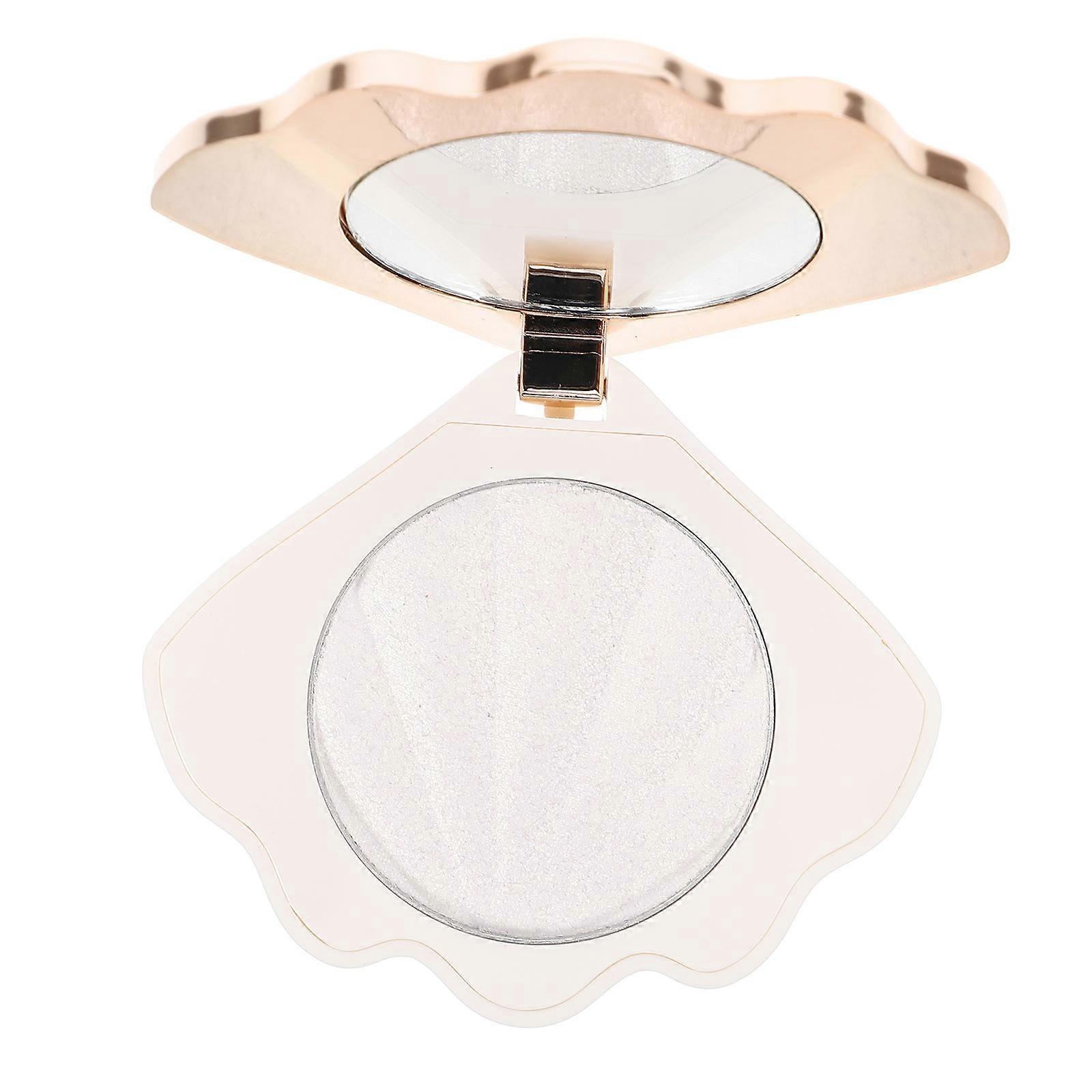 Highlighter Powder Makeup Pallet for Daily Use with Beige Color in Compact Disc Design 1box