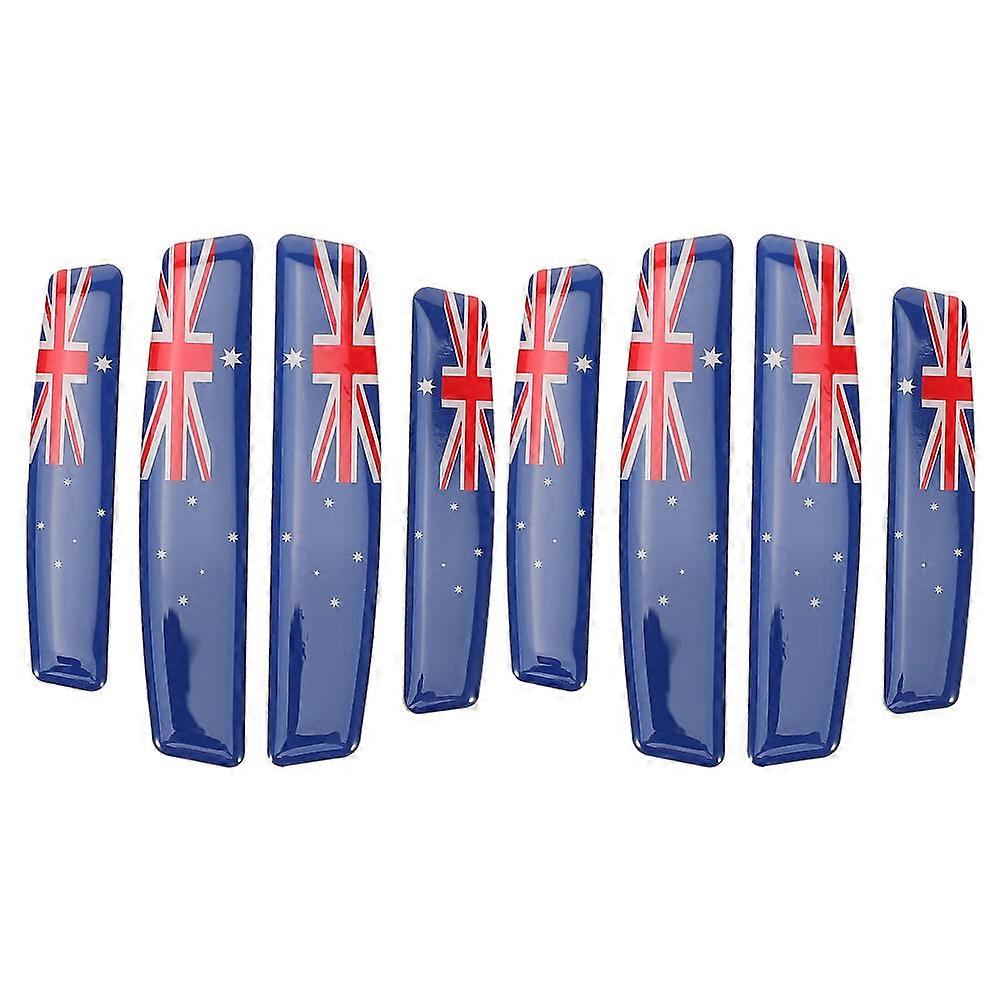 Car Door Protector Strips with Australian Flag Design   Bendable, Weather Resistant Automotive Guard for Scratch and Ding Protection