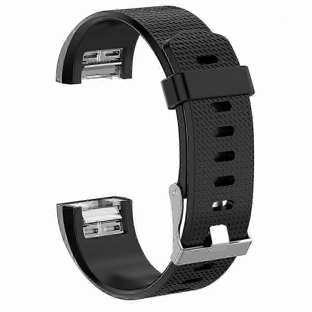 Large Silicone Strap for Fitness Tracker, Compatible with Fitbit Charge 2