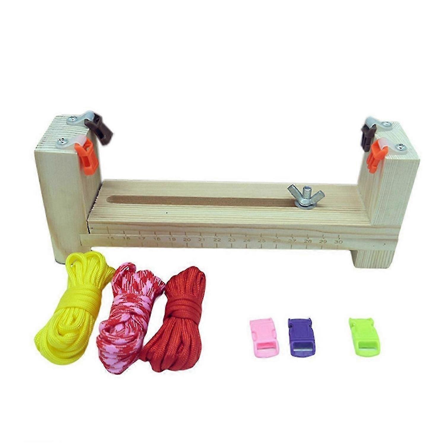 Diy Tool Bracelet Woven Workbench Length Adjustable Manual Wooden,D