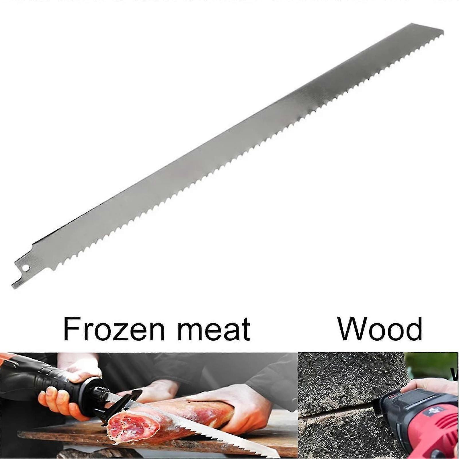 5pcs Home S1211k 300mm Reciprocating Saw Blade Meat Bone Ice Cube Cutting Tool Mengxi