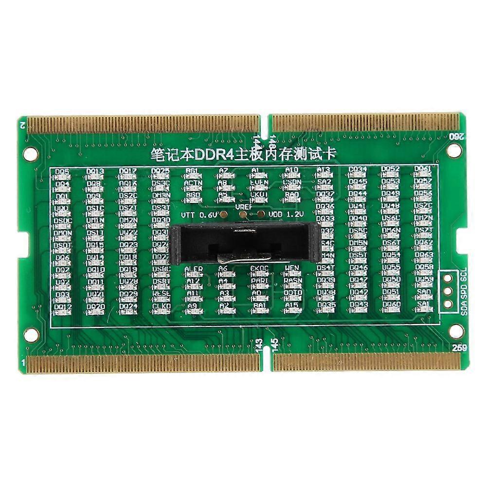 SO-DIMM Analyzer Diagnostic Tester Post Test Card for PC Laptop Desktop DDR234 With Light DDR4