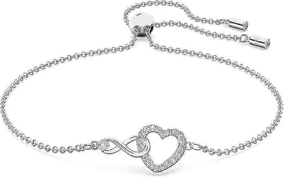 Hyperbolic Infinity Heart Bracelet for Women