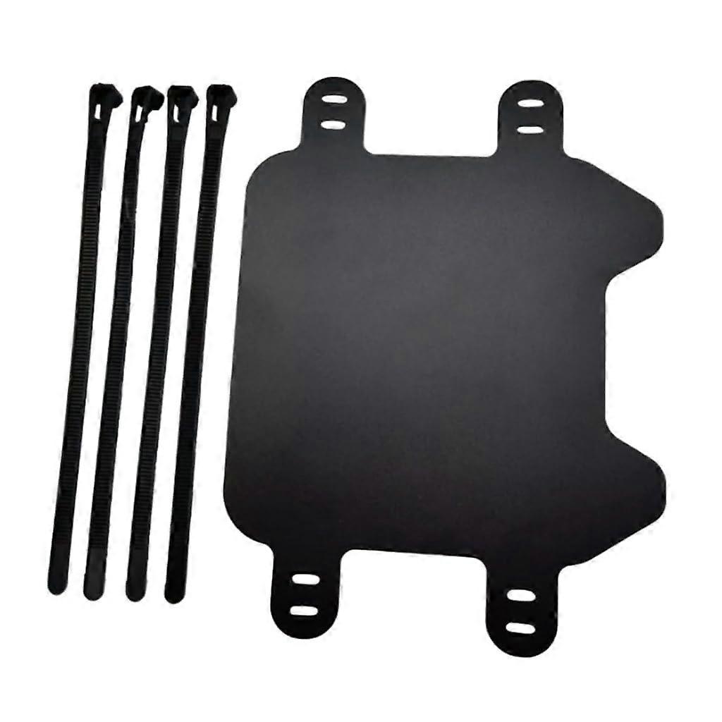 Electric Bike Number Plate ABS License Set For SurRon Black Color Variant A Compatible