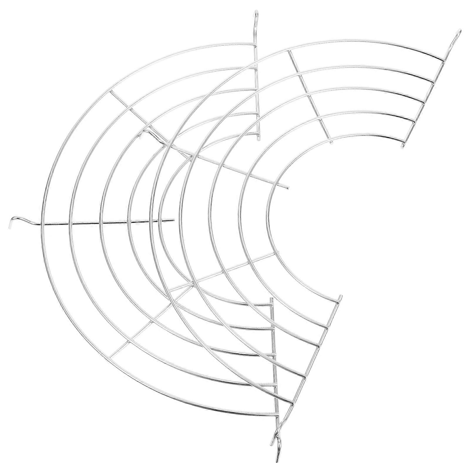 Stainless Steel Semi- Draining Rack for Oil Separation 2Pcs