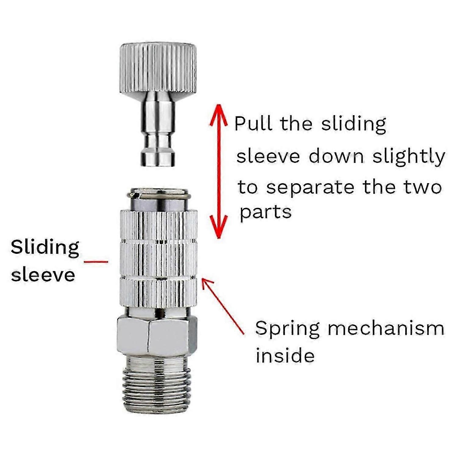 Quick Disconnect Coupler Release Fitting Adapter Kit