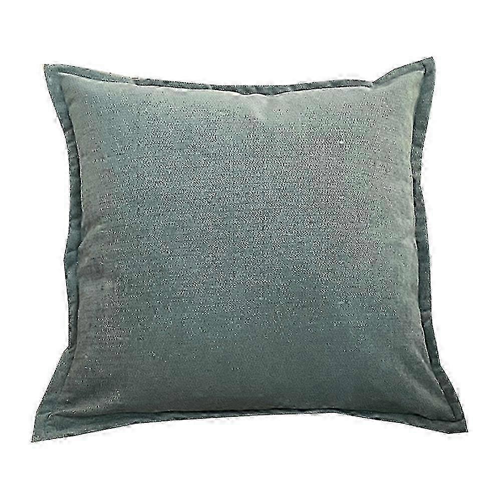 Decorative Throw Pillow Covers Cushion Cases, Pillow Inserts Not Included (45*45cm, Orange/teal)