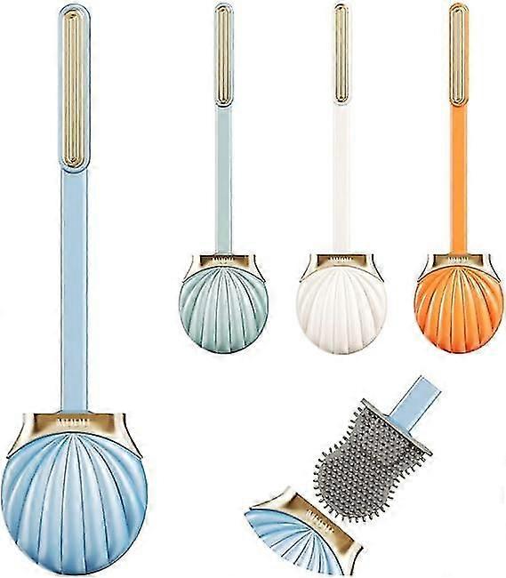 WC-Bürste, Silikon-WC-Bürste, Wandmontage, WC-Bürstenhalter für Badezimmer, WC-Bürsten-Silikon-Set, WC-Bürste, WC-Bürsten-Set, Toile