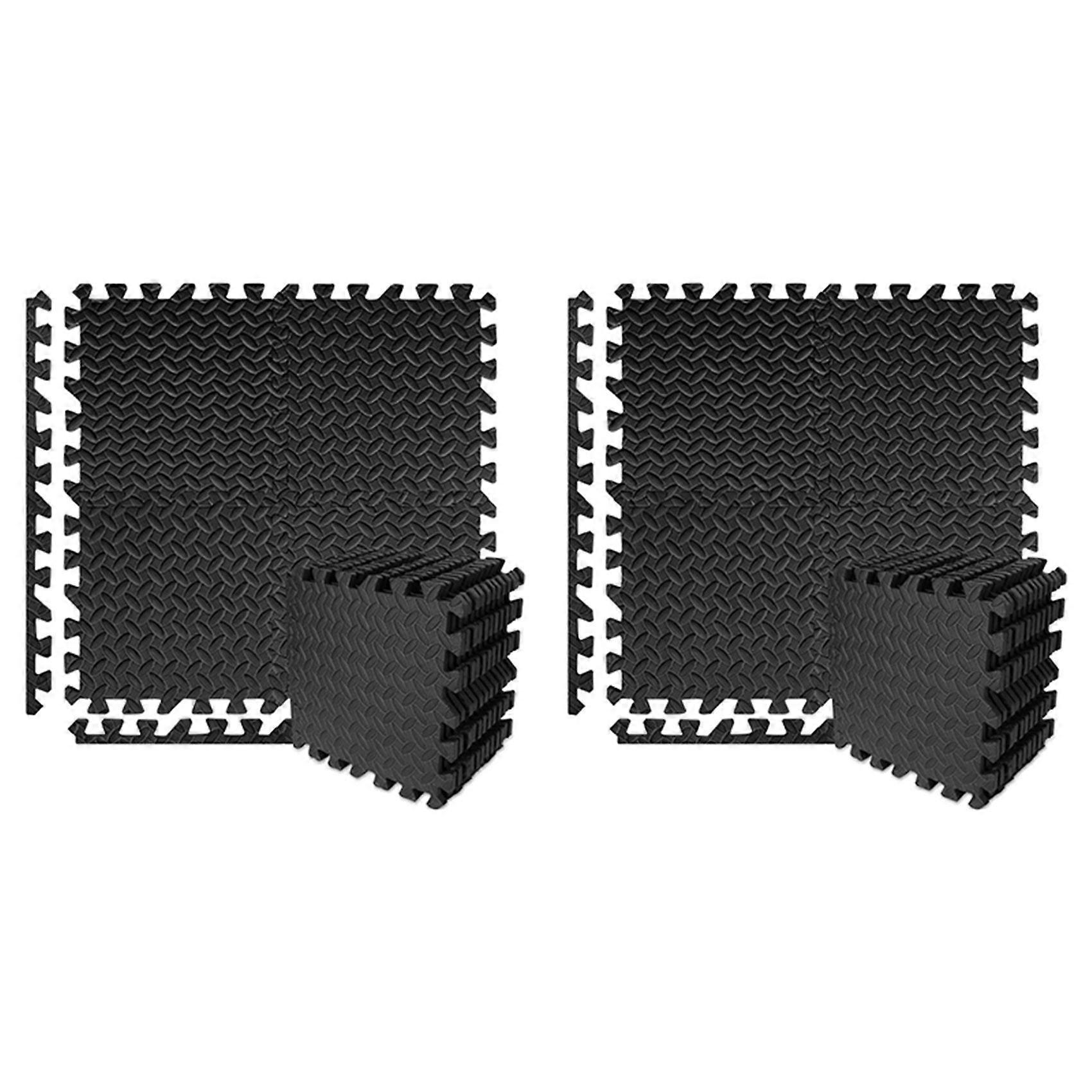 24 Pack Exercise Mat,Eva Foam Gym Mat,Flooring Mats for Gym Equipment,Exercising,Yoga,Camping,Kids,P