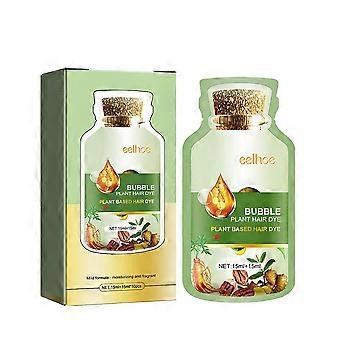 Natuurlijke plantaardige haarverf, 10 stuks, 30 ml per stuk, voor kort tot taillelang haar, langdurige kleur thuis
