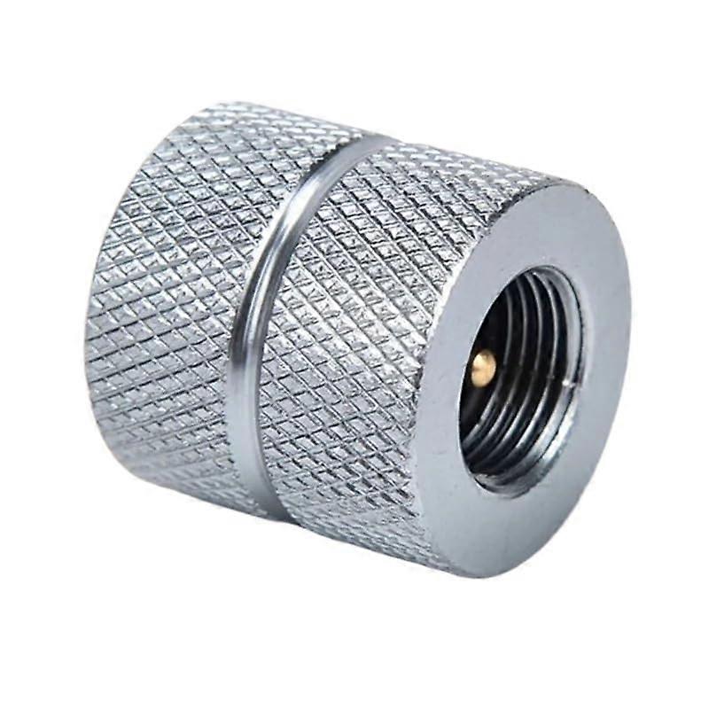 Butane Stove Gas Refill Adapter Gas Nozzle Bottle Type Cartridge Screw Type Valve Canister Connector White For Outdoor Camping