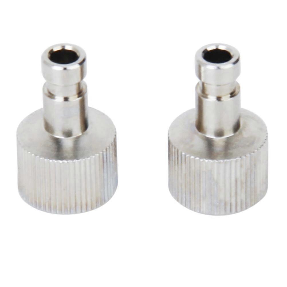 Spray Pen Airbrush Hose Connector for Quick Disconnect Adapter 2Pcs Silver