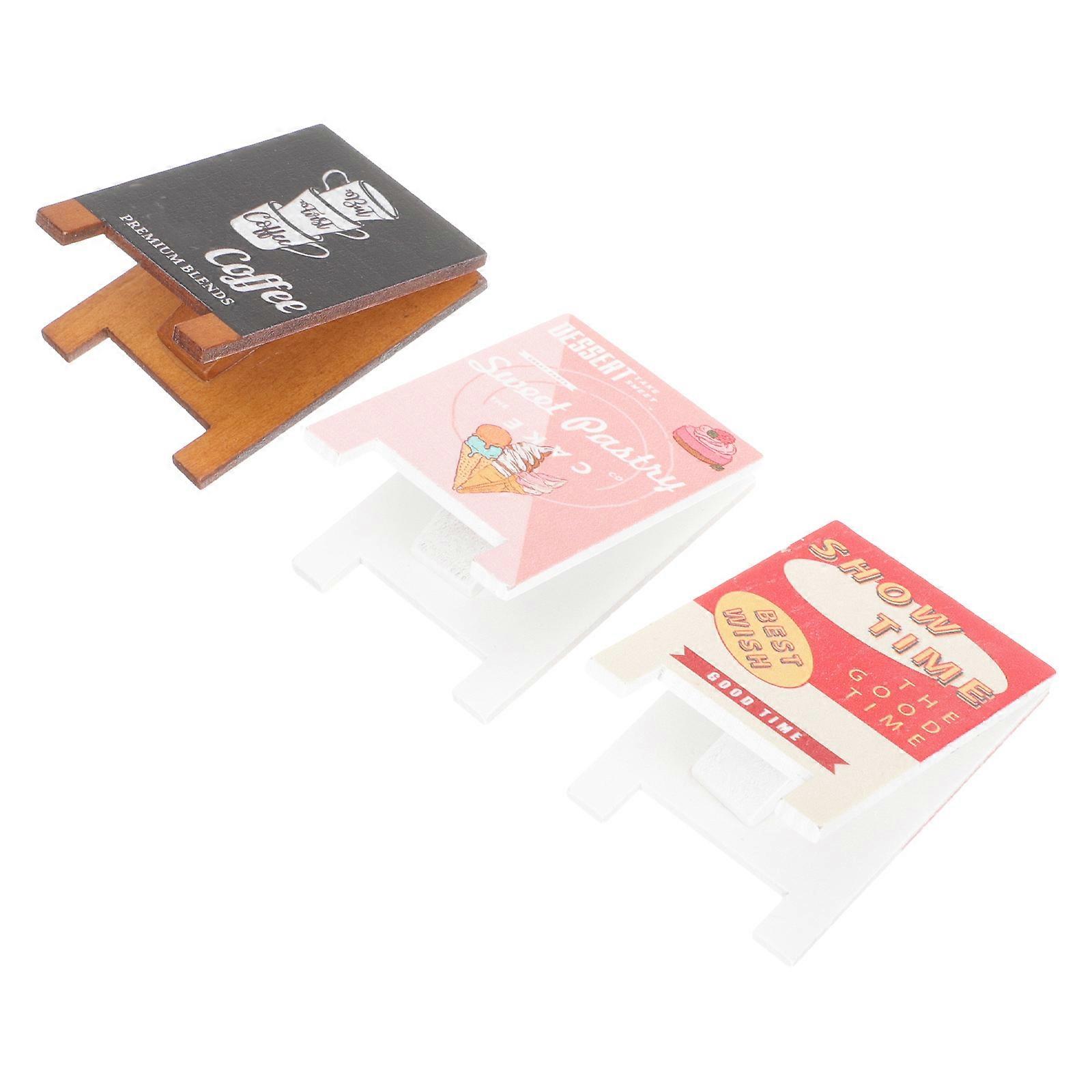 Assorted Color Wood Memo Clamp Message Clips for Home 3Pcs Wooden Clips