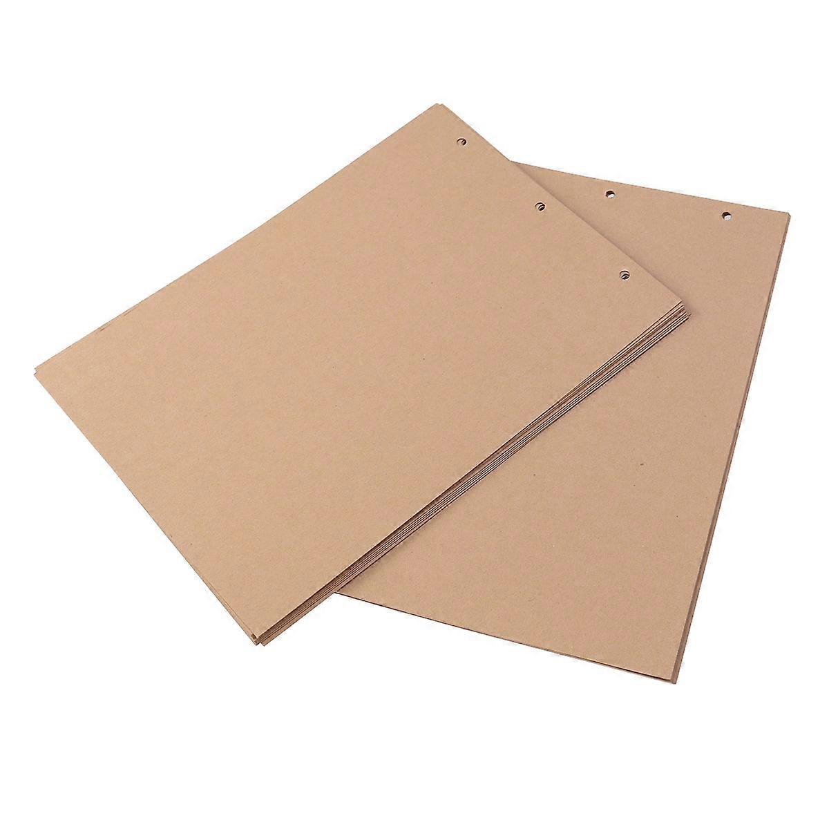 Refill Pages for Photo Album Scrapbook Paper for DIY Use 15 Sheets Brown