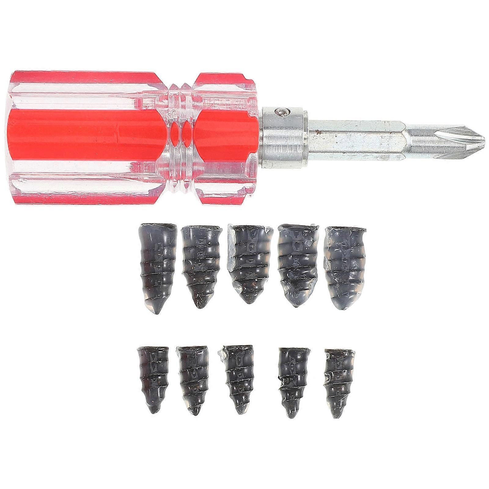 Tire Plug Kit Easy Operation with 5Sets for Car Motorcycle Bicycle Use