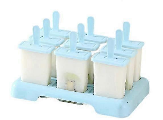 Popsicle Maker Reusable Popsicle Tube Popsicle Maker With Lid Durable And Reusable, Blue, Easy To Cl