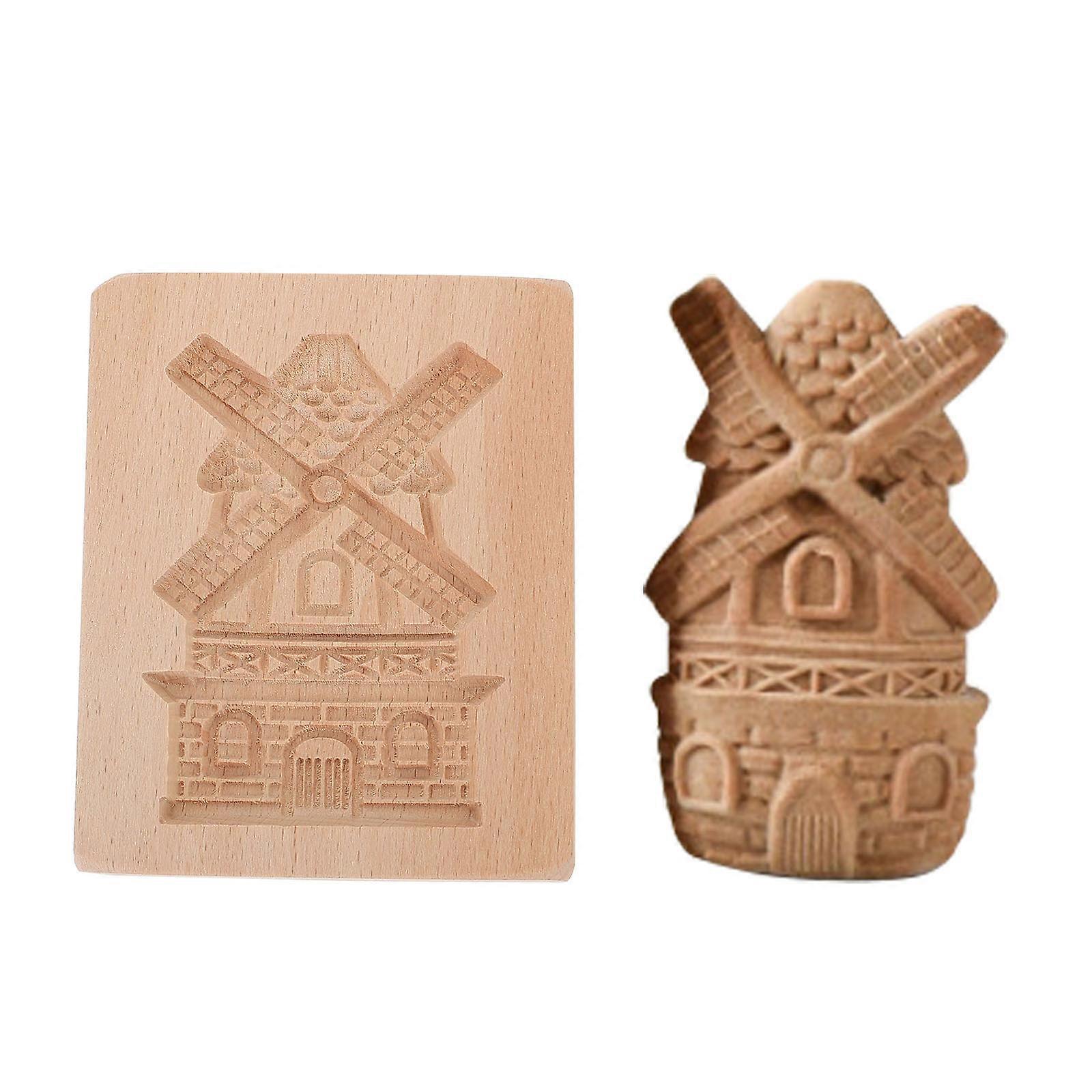 Unique Baking Mold Wooden Biscuit Tool for Cookie Making 1Pcs