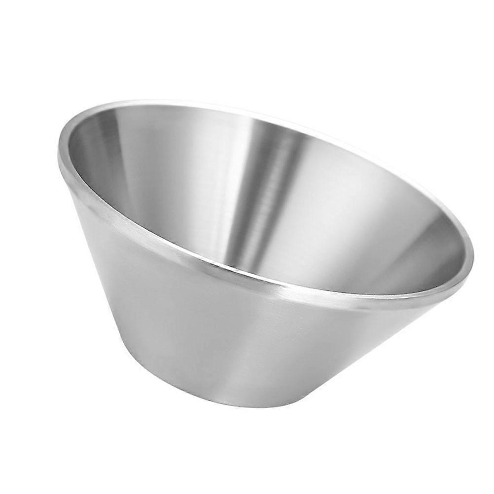 4Pcs Stainless Soup Bowl for Home Use Double Layer Anti-Scald Noodle Bowls