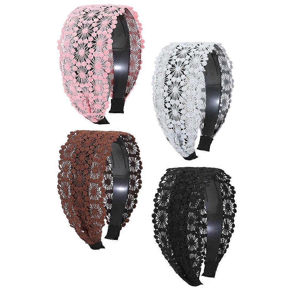 Wide Headbands Decorative Headbands for Decoration 12Pcs Assorted