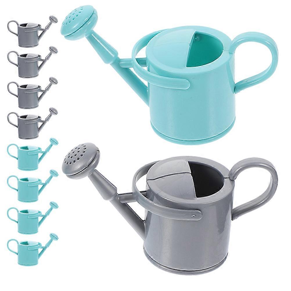 Miniature Plastic Watering Can for Decor 50Pcs Assorted Color Props