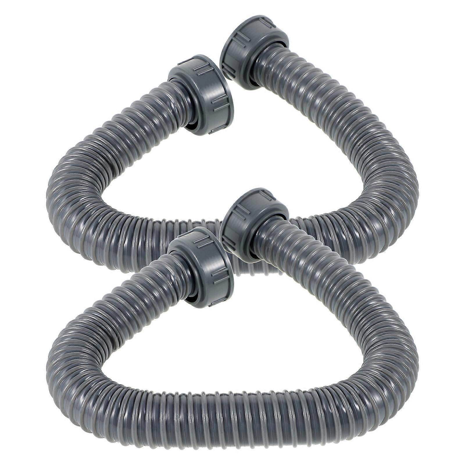 PVC Sink Drain Pipe Flexible Bathroom Drainage Pipe for Sink Use 4Pcs