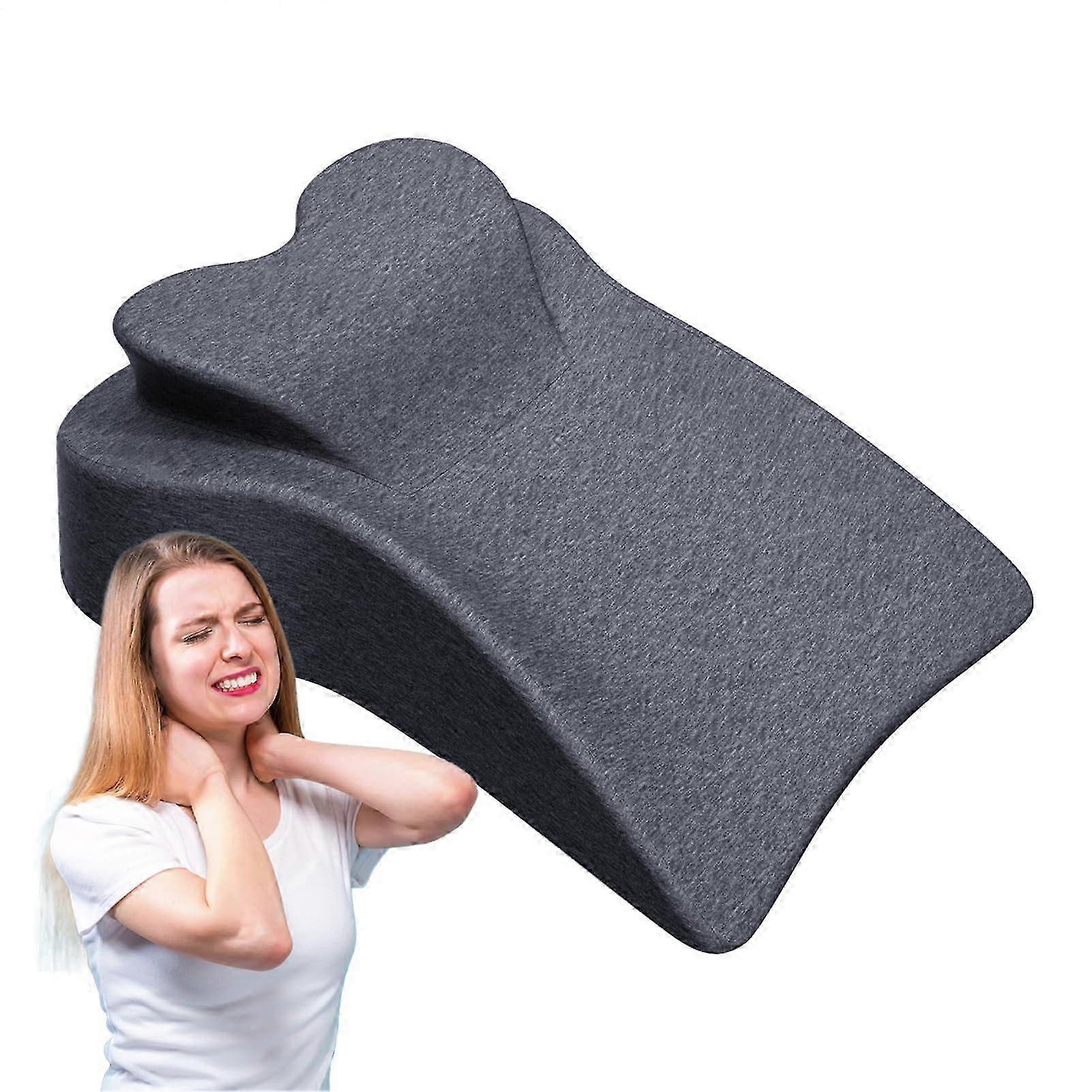2025 Generic Leg Elevation Pillow – for bed, ergonomic foam support, reduces pressure, improves circulation, aids in postsurgery relief, black.