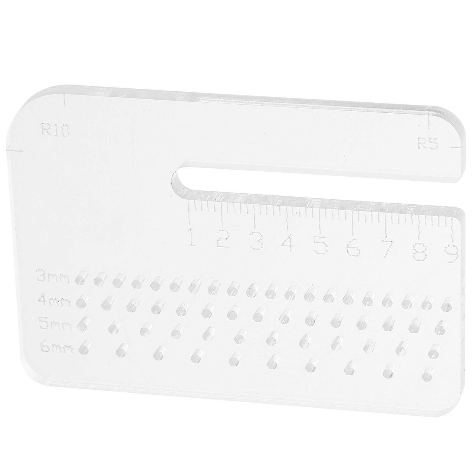 Hole Punch Plate for Stitching with 3Pcs Punch Tool Set