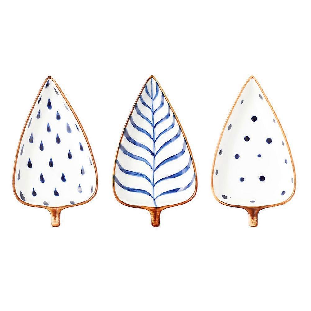 Ceramic Dish Kitchen Appetizer Plate for 6Pcs Sauce Dipping