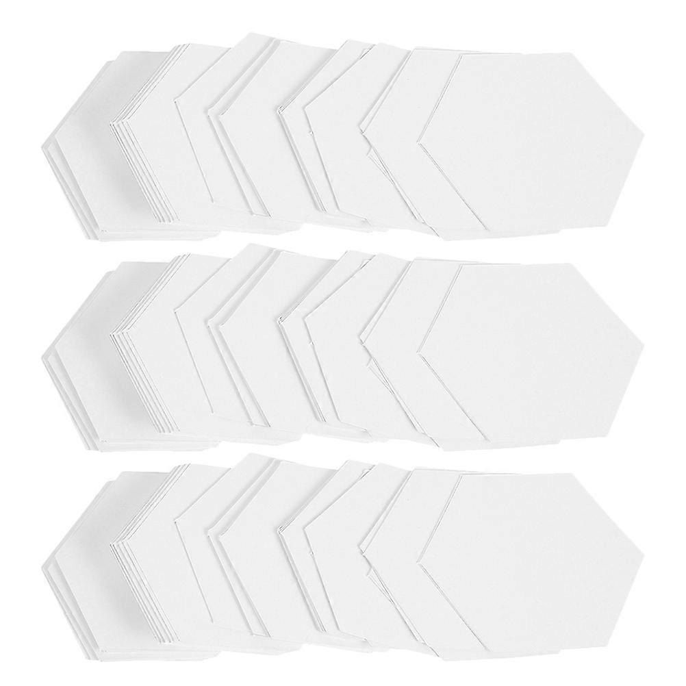 1600 Pcs Hexagon Quilting Templates For Sewing Supplies Crafting Projects Durable White Paper Shapes Precision Cutting